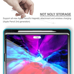 360° drehbarer Ständer, PC + TPU-Tablet-Hülle mit Stiftschlitz und Handschlaufe für iPad Pro 12.9 (2020) / (2018)