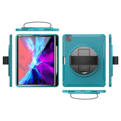 360° drehbarer Ständer, PC + TPU-Tablet-Hülle mit Stiftschlitz und Handschlaufe für iPad Pro 12.9 (2020) / (2018)