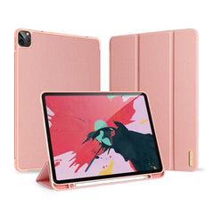DUX DUCIS DOMO Series PU Leather TPU Back Tri-fold Stand Auto Sleep / Wake Tablet Cover with Pen Holder for iPad Pro 11 (2022) / (2021) / (2020)