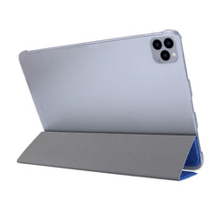 Silk Texture Tri-Fold Stand PU Leather Flip Tablet Shell for iPad Air 13 (2025) / (2024) / Pro 12.9 (2022) / (2021) / (2020) / (2018)