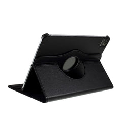 Litchi Skin Leather Case Cover with 360 Rotating Stand for iPad Pro 12.9 (2022) (2021) (2020) (2018)