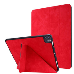 Retro Style Origami Smart Leather Stand Tablet Case for iPad Pro 12.9 (2022) (2021) (2020)