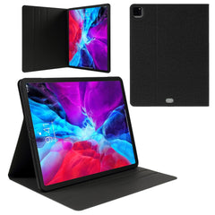 Cloth Texture PU Leather Stand Tablet Cover for iPad Pro 12.9 (2022) / (2021) / (2020) / (2018)