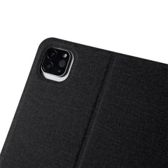 Cloth Texture PU Leather Stand Tablet Cover for iPad Pro 12.9 (2022) / (2021) / (2020) / (2018)