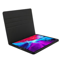 Cloth Texture PU Leather Stand Tablet Cover for iPad Pro 12.9 (2022) / (2021) / (2020) / (2018)