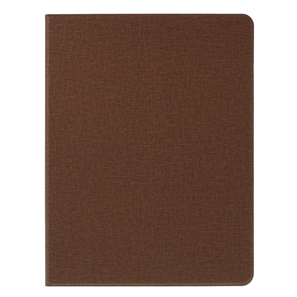 Cloth Texture PU Leather Stand Tablet Cover for iPad Pro 12.9 (2022) / (2021) / (2020) / (2018)