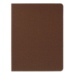 Cloth Texture PU Leather Stand Tablet Cover for iPad Pro 12.9 (2022) / (2021) / (2020) / (2018)