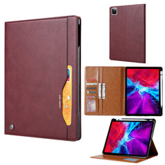 PU Leather Wallet Stand Tablet Shell with Pen Slot for iPad Air 13 (2025) / (2024) / Pro 12.9 (2022) / (2021) / (2020) / (2018)