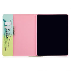Bedruckte Leder-Brieftaschen-Ständerhülle für iPad Pro 12.9 (2022) / (2021) / (2020) 