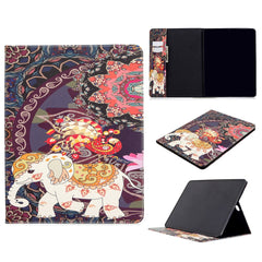 Bedruckte Leder-Brieftaschen-Ständerhülle für iPad Pro 12.9 (2022) / (2021) / (2020) 