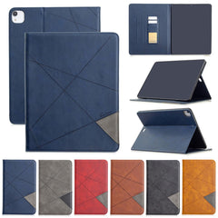 Geometrisches Muster Cooles Design Wake / Sleep Lederhülle für iPad Pro 12.9 (2022) / (2021) / (2020) / (2018) 