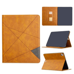 Geometrisches Muster Cooles Design Wake / Sleep Lederhülle für iPad Pro 12.9 (2022) / (2021) / (2020) / (2018) 