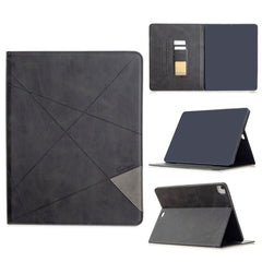 Geometrisches Muster Cooles Design Wake / Sleep Lederhülle für iPad Pro 12.9 (2022) / (2021) / (2020) / (2018) 
