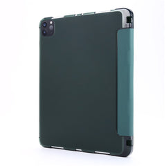 Tri-fold Stand Leather Tablet Protective Case with Pen Slot for iPad Pro 12.9 (2022) / (2021) / (2020) / (2018)