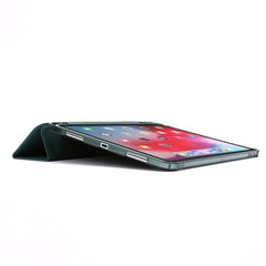 Tri-fold Stand Leather Tablet Protective Case with Pen Slot for iPad Pro 12.9 (2022) / (2021) / (2020) / (2018)