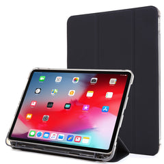 Tri-fold Stand Leather Tablet Protective Case with Pen Slot for iPad Pro 12.9 (2022) / (2021) / (2020) / (2018)