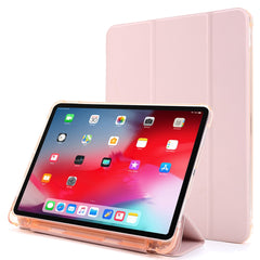 Tri-fold Stand Leather Tablet Protective Case with Pen Slot for iPad Pro 12.9 (2022) / (2021) / (2020) / (2018)