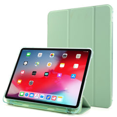 Tri-fold Stand Leather Tablet Protective Case with Pen Slot for iPad Pro 12.9 (2022) / (2021) / (2020) / (2018)