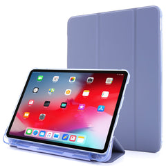Tri-fold Stand Leather Tablet Protective Case with Pen Slot for iPad Pro 12.9 (2022) / (2021) / (2020) / (2018)