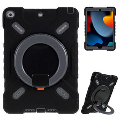 Étui PEPKOO pour tablette iPad 10.2 (2021) / (2020) / (2019) / Air 10.5 pouces (2019) en silicone et plastique avec béquille 