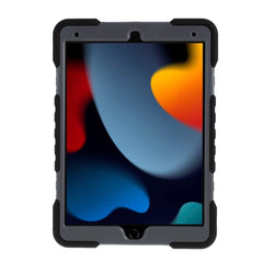 Étui PEPKOO pour tablette iPad 10.2 (2021) / (2020) / (2019) / Air 10.5 pouces (2019) en silicone et plastique avec béquille 