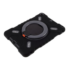 Étui PEPKOO pour tablette iPad 10.2 (2021) / (2020) / (2019) / Air 10.5 pouces (2019) en silicone et plastique avec béquille 