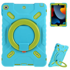 Étui PEPKOO pour tablette iPad 10.2 (2021) / (2020) / (2019) / Air 10.5 pouces (2019) en silicone et plastique avec béquille 