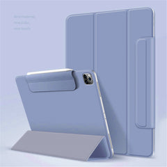 Leather Case for iPad Air 13 (2025) / (2024) / Pro 12.9 (2022) / (2021) / (2020) / (2018) Magnetic Clasp Tri-Fold Stand Cover