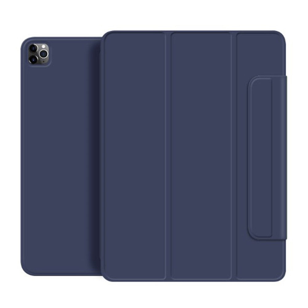 Leather Case for iPad Air 13 (2025) / (2024) / Pro 12.9 (2022) / (2021) / (2020) / (2018) Magnetic Clasp Tri-Fold Stand Cover