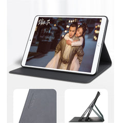 Housse de protection en cuir texturé X-LEVEL Canvas Series pour iPad 5/6 / iPad 9.7 2016/2017/2018 