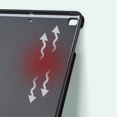 Housse de protection en cuir texturé X-LEVEL Canvas Series pour iPad 5/6 / iPad 9.7 2016/2017/2018 