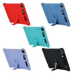 Kickstand PC Soft Silicone Case with Hanging Rope for iPad Pro 12.9 (2022) (2021) (2020) / (2018)