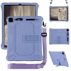 Kickstand PC Soft Silicone Case with Hanging Rope for iPad Pro 12.9 (2022) (2021) (2020) / (2018)
