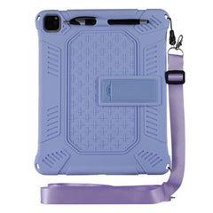Kickstand PC Soft Silicone Case with Hanging Rope for iPad Pro 12.9 (2022) (2021) (2020) / (2018)