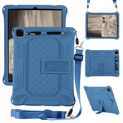 Kickstand PC Soft Silicone Case with Hanging Rope for iPad Pro 12.9 (2022) (2021) (2020) / (2018)