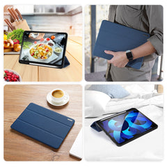 DUX DUCIS DOMO Tri-Fold Stand PU Leather Tablet Cover for iPad Air 11 (2025) / (2024) / Air (2020) / Air (2022)