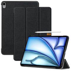PU Leather Cover for iPad Air 11 (2025) / (2024) / Air (2020) / Air (2022) Tri-Fold Stand Folio Tablet Case