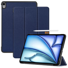 PU Leather Cover for iPad Air 11 (2025) / (2024) / Air (2020) / Air (2022) Tri-Fold Stand Folio Tablet Case