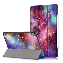 Pattern Printing Tri-Fold Stand PU Leather Magnetic Cover for iPad Air 11 (2025) / (2024) / Air (2020) / Air (2022)