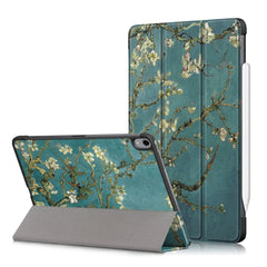 Pattern Printing Tri-Fold Stand PU Leather Magnetic Cover for iPad Air 11 (2025) / (2024) / Air (2020) / Air (2022)