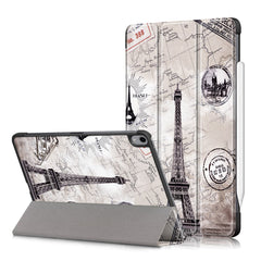 Pattern Printing Tri-Fold Stand PU Leather Magnetic Cover for iPad Air 11 (2025) / (2024) / Air (2020) / Air (2022)