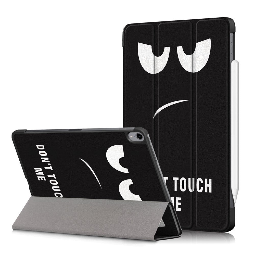 Pattern Printing Tri-Fold Stand PU Leather Magnetic Cover for iPad Air 11 (2025) / (2024) / Air (2020) / Air (2022)