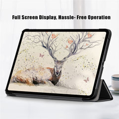 Pattern Printing Tri-Fold Stand PU Leather Magnetic Cover for iPad Air 11 (2025) / (2024) / Air (2020) / Air (2022)