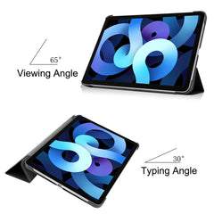 Litch Skin PU Leather Tri-Fold Stand Tablet Case for iPad Air 11 (2025) / (2024) / Air (2022) / (2020)