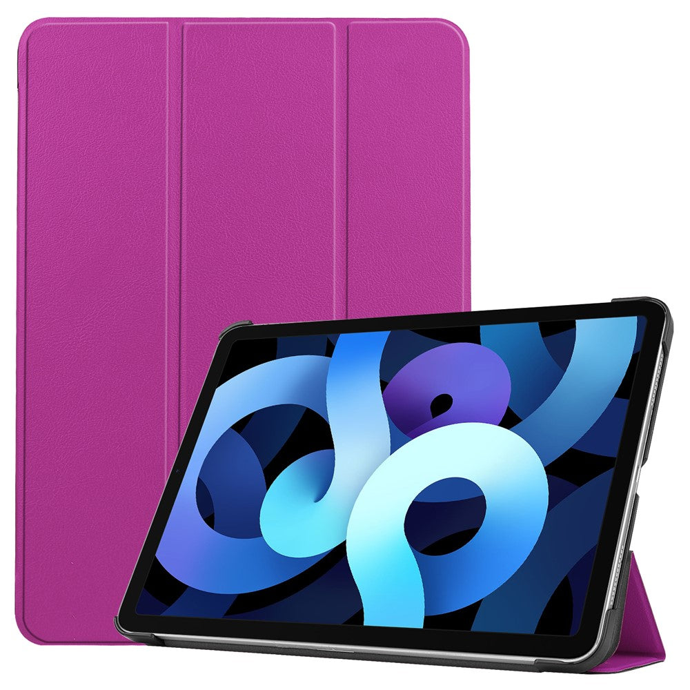 Litch Skin PU Leather Tri-Fold Stand Tablet Case for iPad Air 11 (2025) / (2024) / Air (2022) / (2020)