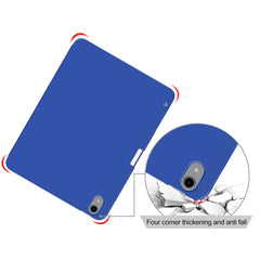 Auto Wake / Sleep Litch Skin PU Leather Tri-Fold Stand Case with Pencil Holder for iPad Air 11 (2025) / (2024) / Air (2020) / Air (2022)