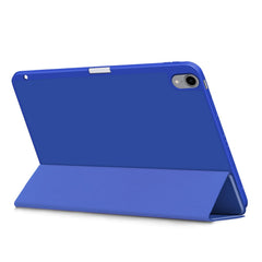 Auto Wake / Sleep Litch Skin PU Leather Tri-Fold Stand Case with Pencil Holder for iPad Air 11 (2025) / (2024) / Air (2020) / Air (2022)