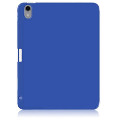 Auto Wake / Sleep Litch Skin PU Leather Tri-Fold Stand Case with Pencil Holder for iPad Air 11 (2025) / (2024) / Air (2020) / Air (2022)