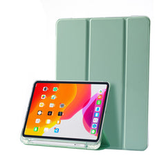 Auto-Sleep-and-Wake Function Leather Cover + Transparent TPU Inner Case with Pen Slot for iPad Pro 12.9 (2022) / (2021) / (2020)