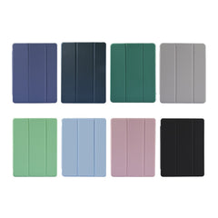 Auto-Sleep-and-Wake Function Leather Cover + Transparent TPU Inner Case with Pen Slot for iPad Pro 12.9 (2022) / (2021) / (2020)